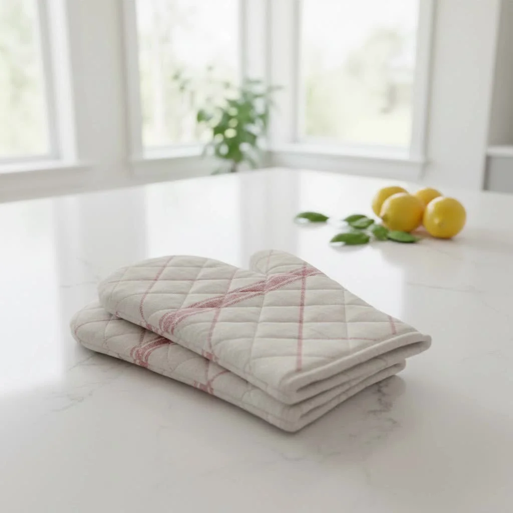 Heavy duty oven mitts for kitchen safety