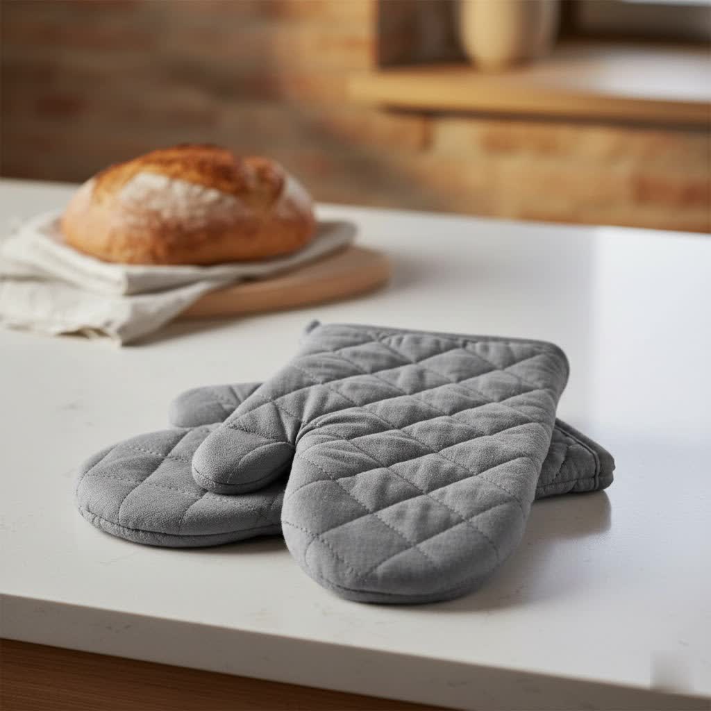 Floral Oven Mitts: Where Kitchen Safety Blooms with Style